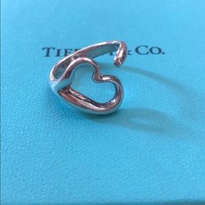 Tiffany & Co open heart ring